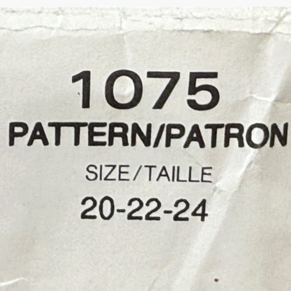 Vogue Basic Designs Pattern #1075 FF Uncut 5 Dress Designs Size 20-22-24 Plus - Picture 3 of 5